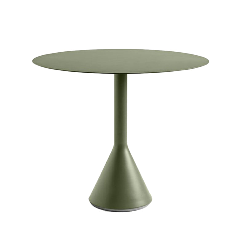 Modern Green Bistro Table Set 3-Pieces Round Metal Bistro Set