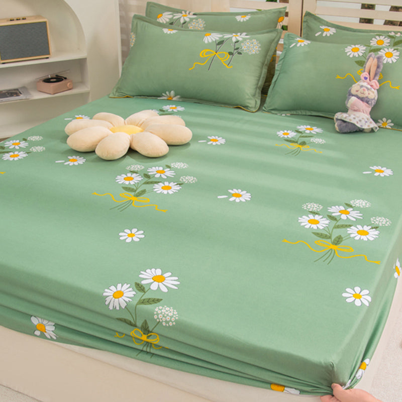 Modern Style Non-Pilling Sheet Floral Pattern Ultra-Soft Breathable Sheet