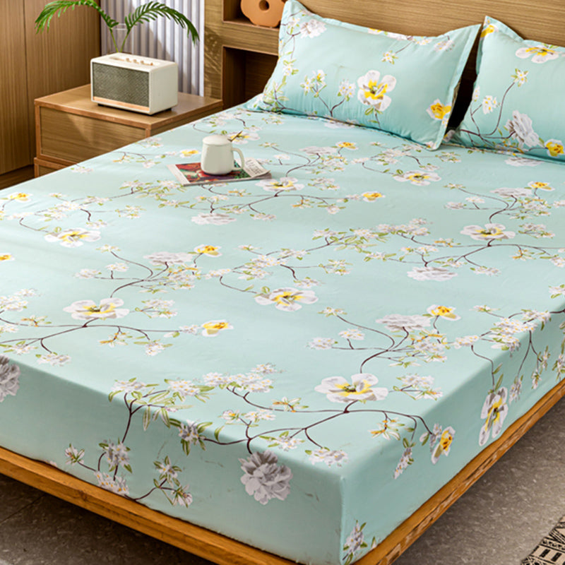 Modern Style Non-Pilling Sheet Floral Pattern Ultra-Soft Breathable Sheet