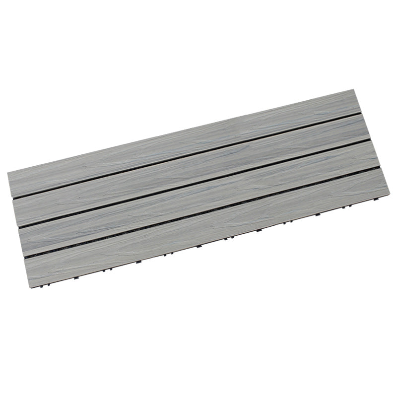 Deck Plank Interlocking Manufactured Wood Flooring Tiles Outdoor Flooring