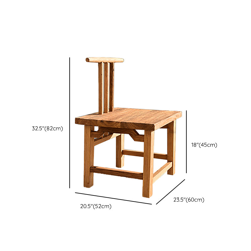 Dining Room Footrest Dining Chair Home Solid Wood Dining Chair