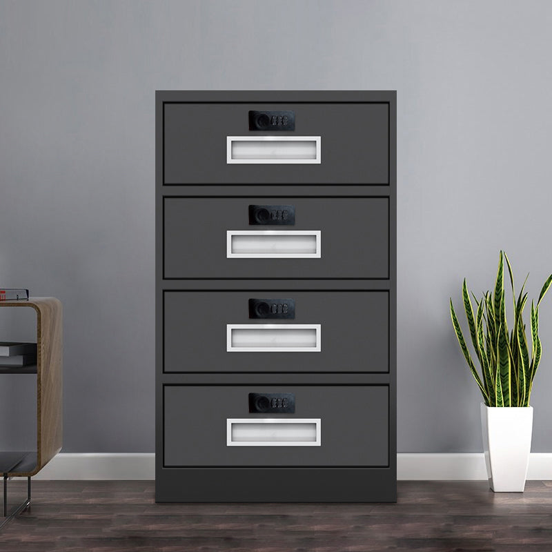 Industrial Metal Cabinet Vertical File Cabinet with Drawers and Storage