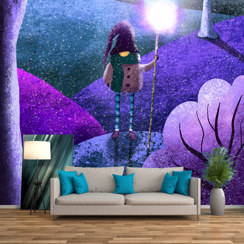 Dreamland Illustration Mural Wallpaper Environment Friendly Indoor Wall Mural