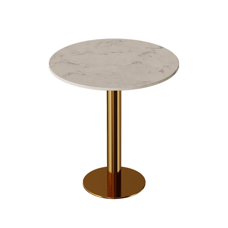 Glam Style Dinette Table Set 1/2/5 Pcs Round Dining Set for Home