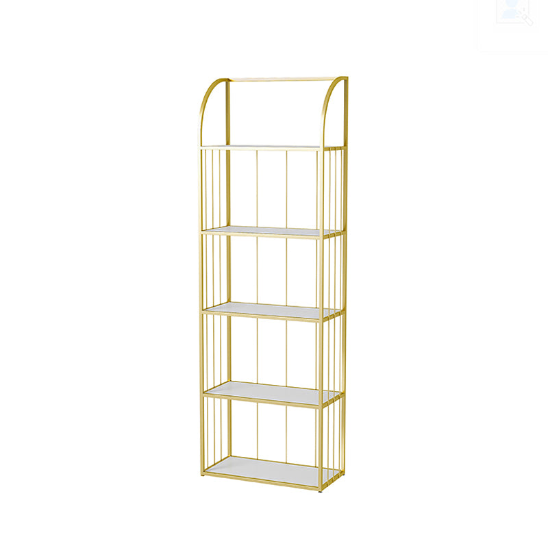 Standard Open Back Bookshelf Etagere Contemporary Metal Bookcase