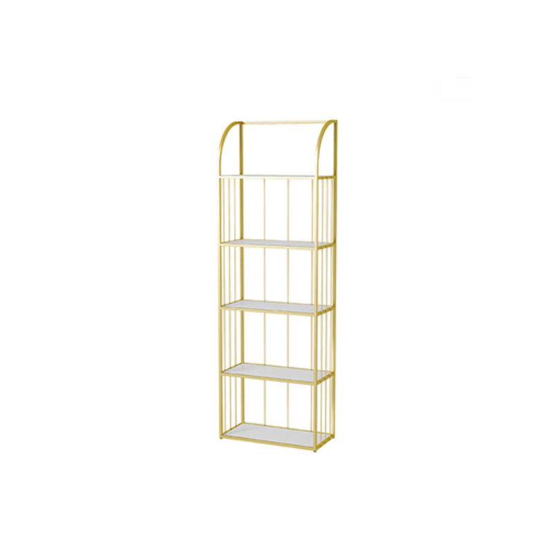 Standard Open Back Bookshelf Etagere Contemporary Metal Bookcase