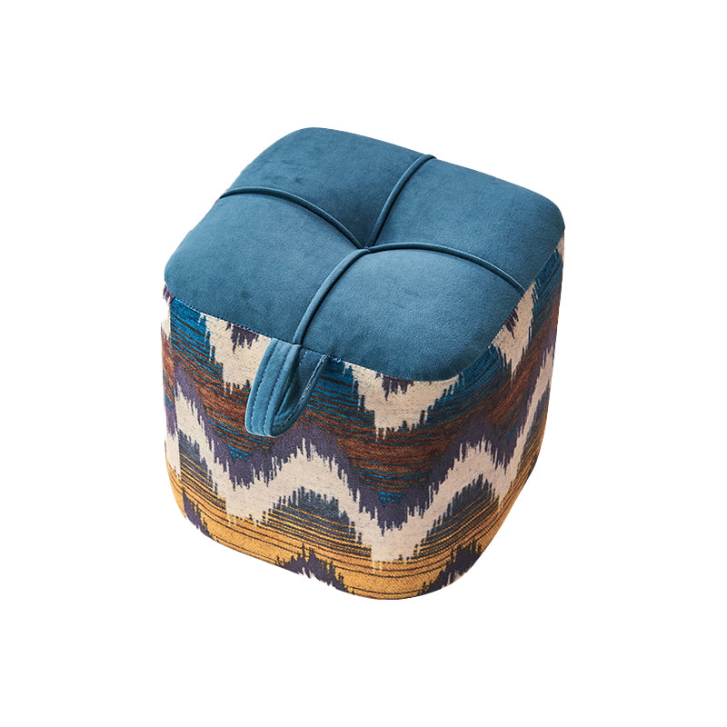 Fabric Standard Stool Modern Style Simple Household Foot Stool