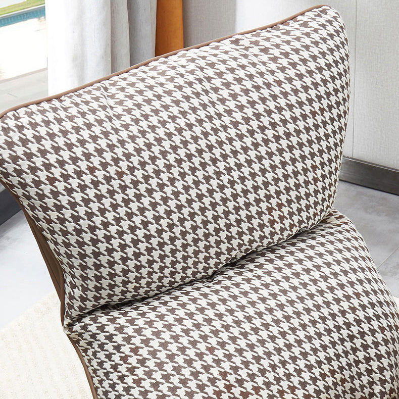 Light Luxury Style Single Leisure Chaise Rocking Chair Lounge Lazy Chair