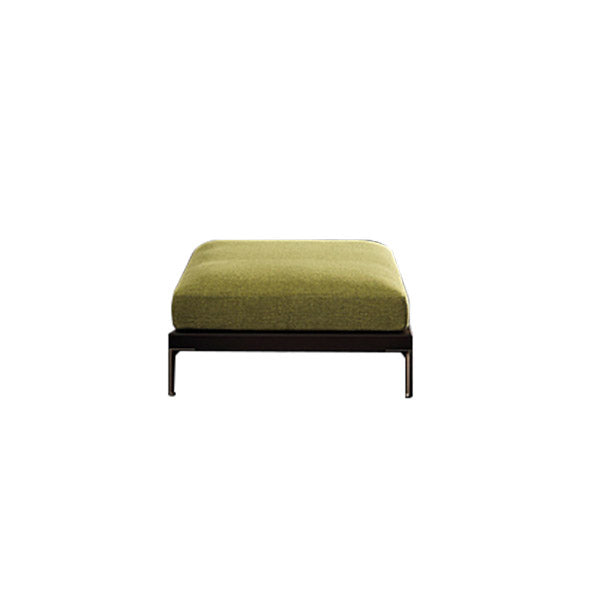 Tropical Patio Sofa Fade Resistant Metal Outdoor Patio Sofa with Cushions