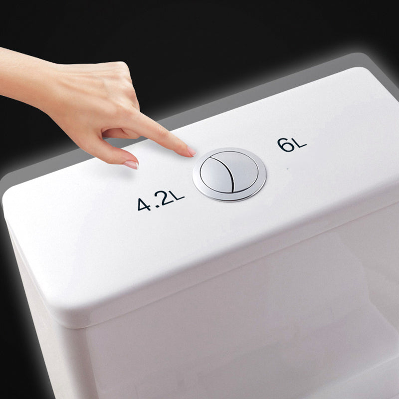 Modern Floor Mounted Toilet Slow Close Seat Included Toilet Bowl for Bathroom