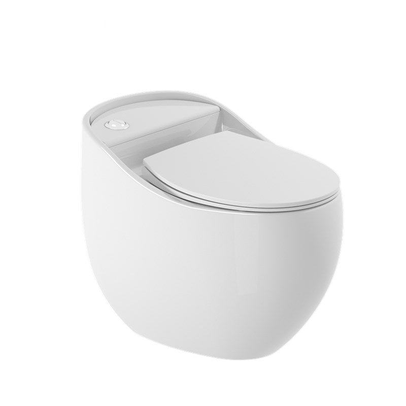 Contemporary Flush Toilet Floor Mounted Siphon Jet Porcelain Toilet Bowl