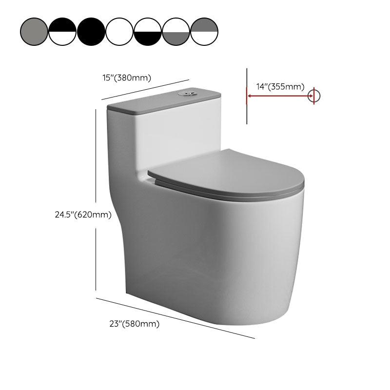 Traditional Ceramic Toilet Bowl Floor Mounted Urine Toilet for Bathroom