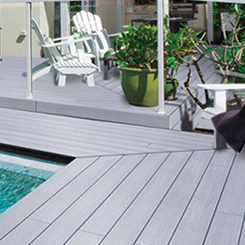 Embossed Patio Flooring Tiles Composite Nailed Flooring Tiles Garden