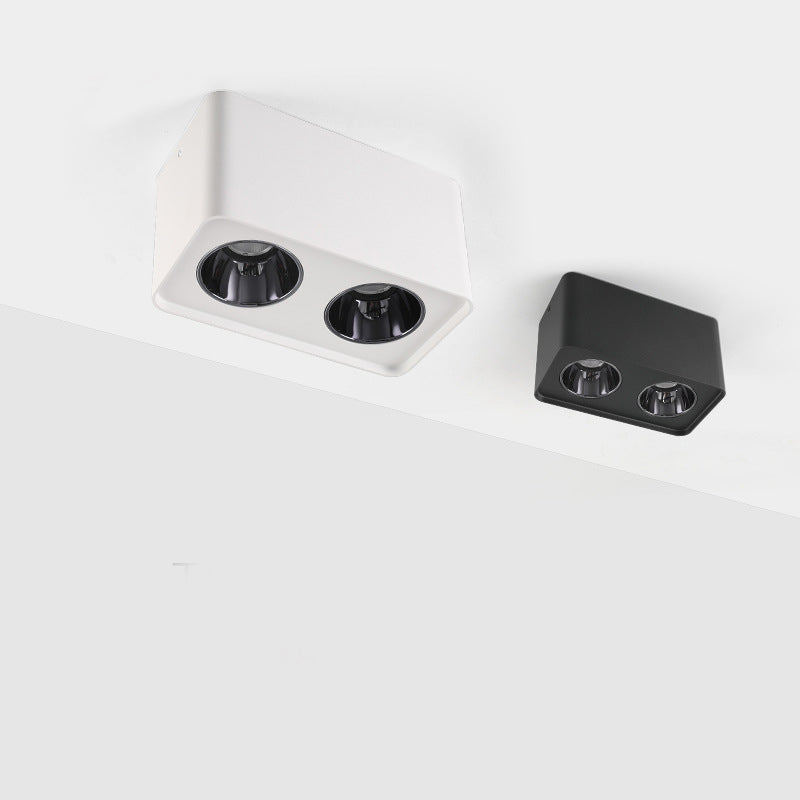 Metal Rectangle Flush Mount Lamp Modern Flush Ceiling Light Fixture