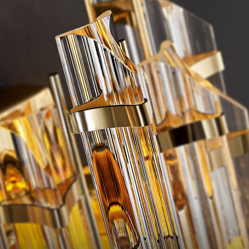 Modern Unique Shade Wall Lighting Crystal Shade Wall Lighting Ideas for Living Room