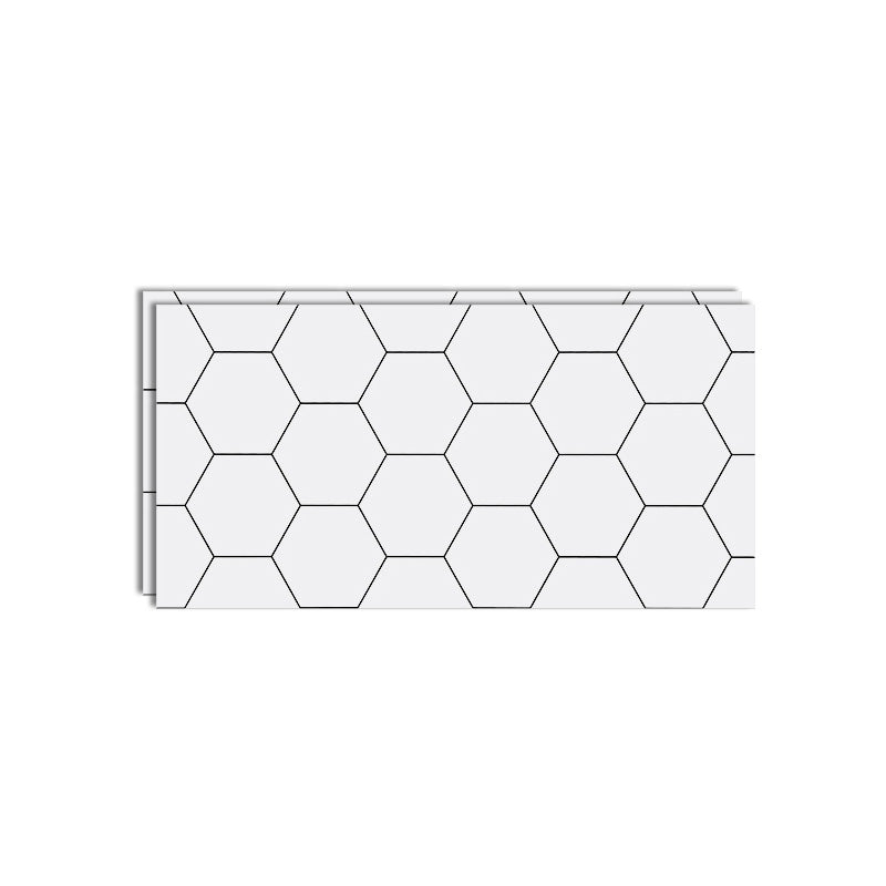 Single Tile Wallpaper Modern PVC Peel and Stick Wall Tile with Rectangular Shape