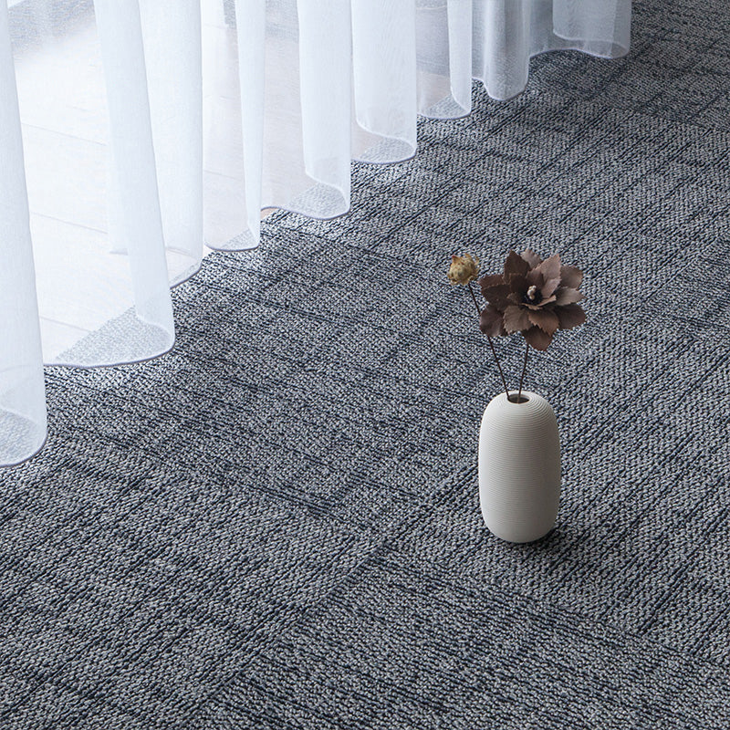 Modern Carpet Tiles Multi Level Loop Non-Skid Carpet Tile for Foyer
