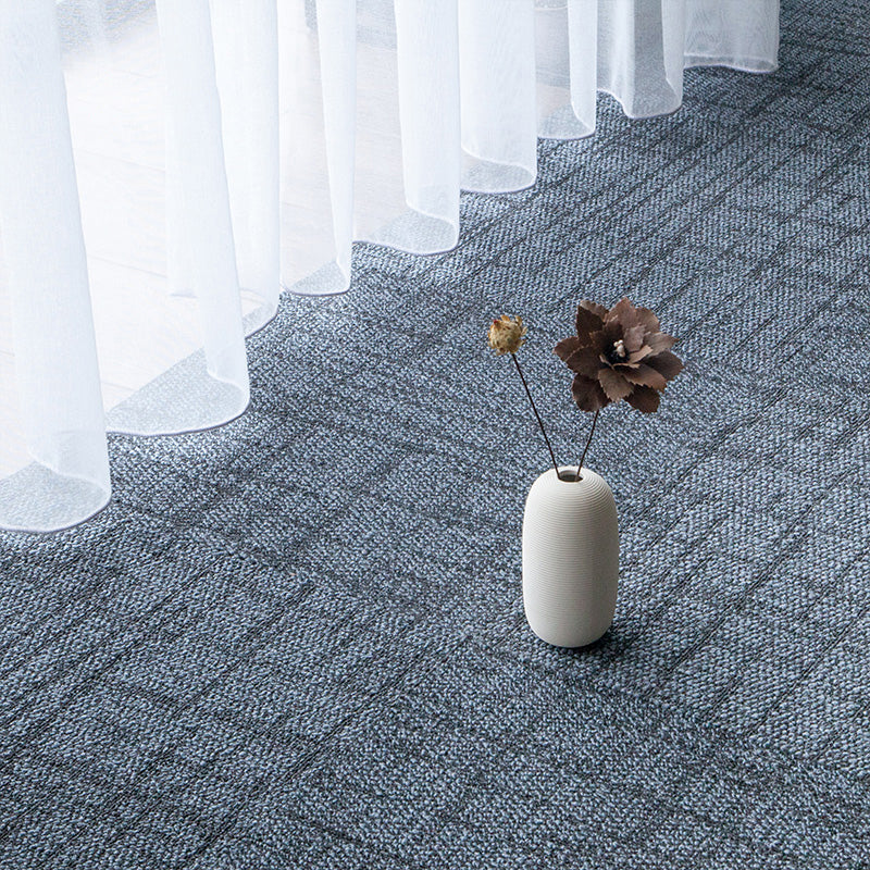 Modern Carpet Tiles Multi Level Loop Non-Skid Carpet Tile for Foyer