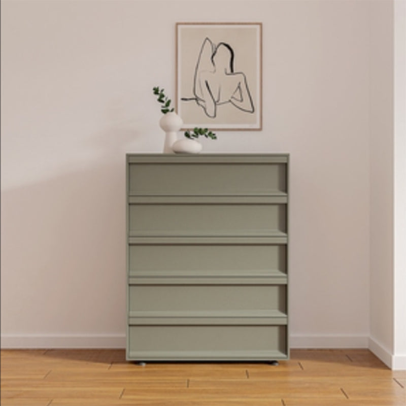 Contemporary Dresser Wooden Storage Chest Dresser with 5 Drawers
