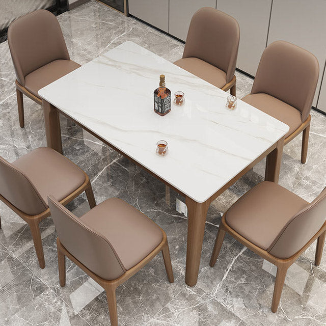 Rectangle Dining Room Table Contemporary 4 Legs Dinette Table