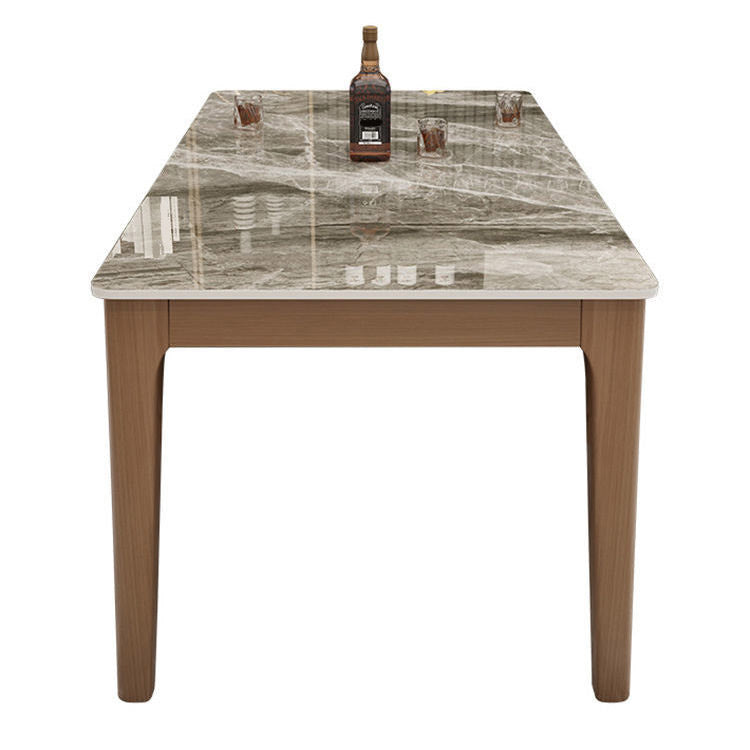 Rectangle Dining Room Table Contemporary 4 Legs Dinette Table