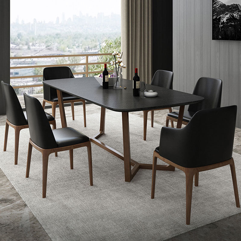 Black and Brown Dining Room Table Contemporary Dining Site Table