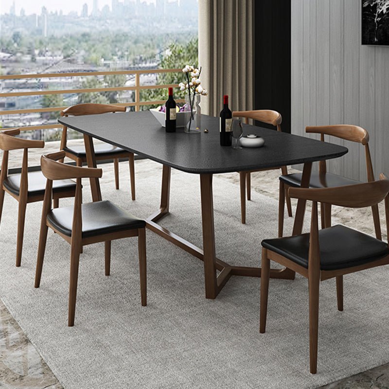 Black and Brown Dining Room Table Contemporary Dining Site Table