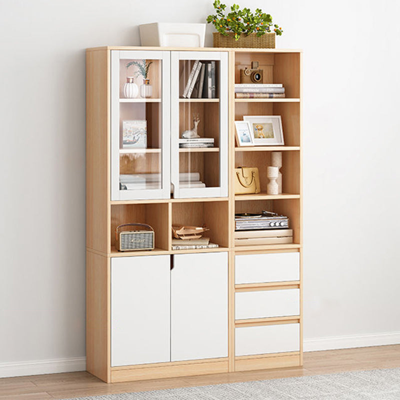 Contemporary Manufactured Wood Accent Cabinet Rectangle Accent Cabinet