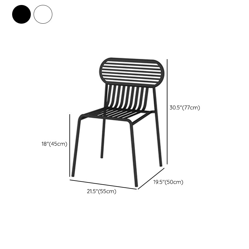 Modern Bistro Table Set 1/6/7 Pcs Metal Bistro Table and Chairs