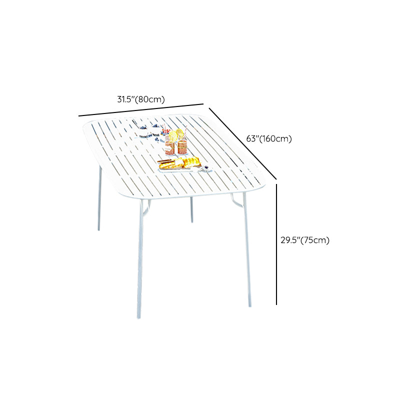 Modern Bistro Table Set 1/6/7 Pcs Metal Bistro Table and Chairs
