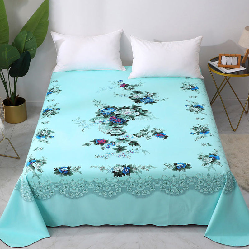 Sheet Sets Cotton Floral Printed Super Soft Breathable Wrinkle Resistant Bed Sheet Set