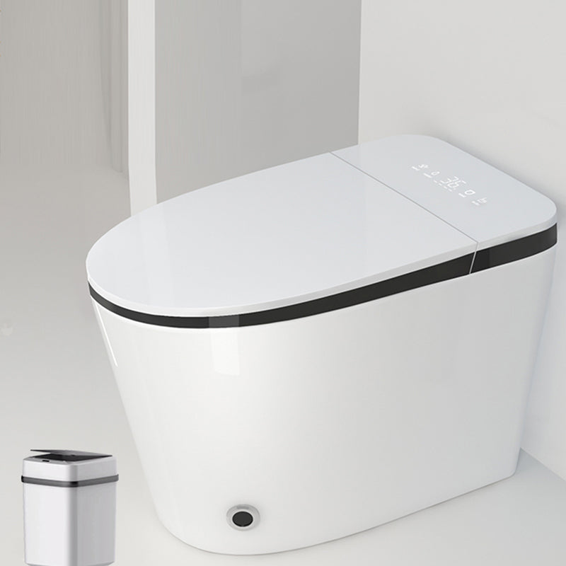 Modern Floor Mounted Toilet Bowl Porcelain Siphon Jet All In One Toilet