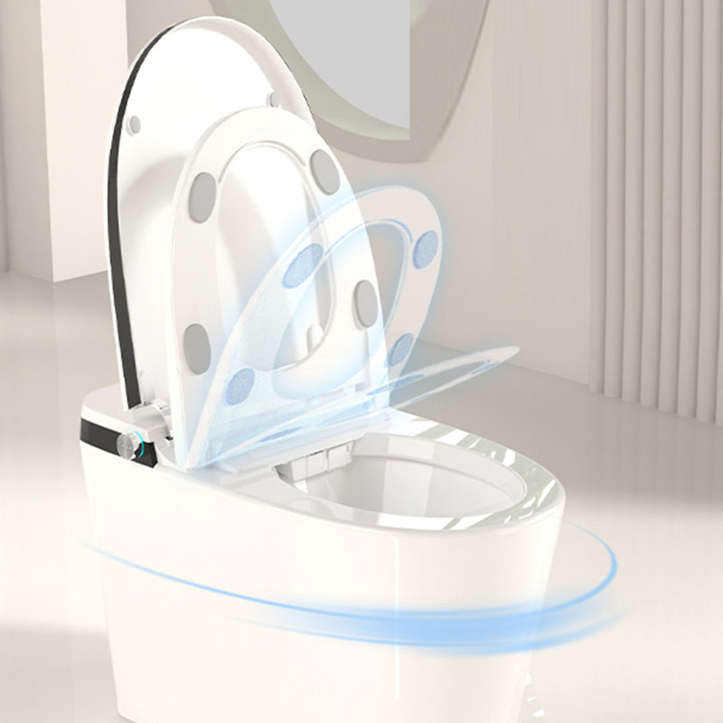 Modern Floor Mounted Toilet Bowl Porcelain Siphon Jet All In One Toilet