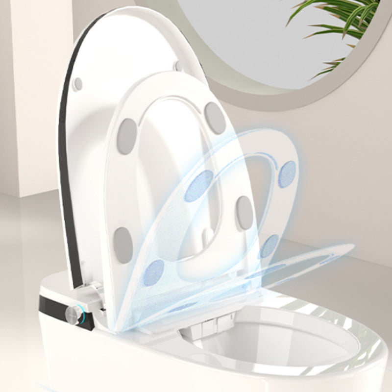 Modern Floor Mounted Toilet Bowl Porcelain Siphon Jet All In One Toilet