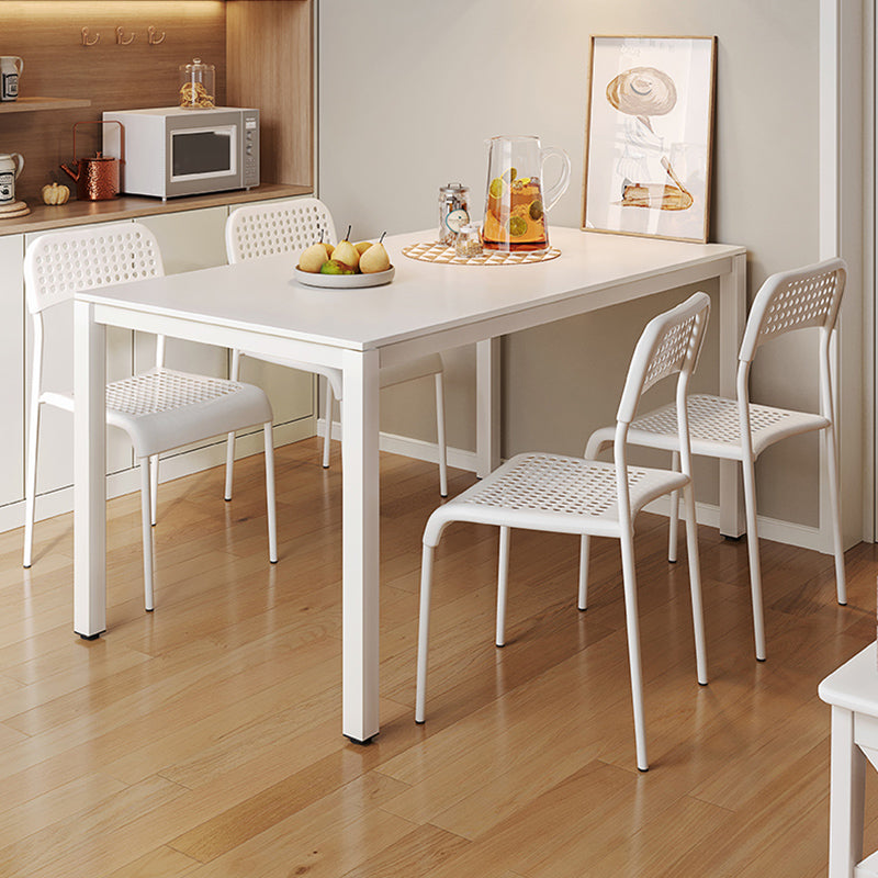 Modern 1/4/5 Pieces Dining Table Rectangle Wood Furniture for Restaurant