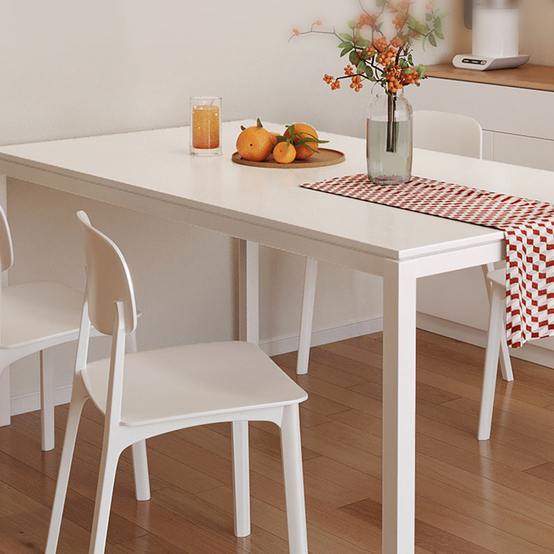 Modern 1/4/5 Pieces Dining Table Rectangle Wood Furniture for Restaurant