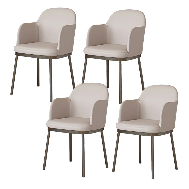 Glam Black Dining Table Set 1/4/5/7 Pcs Dinette Set with Leather Chairs