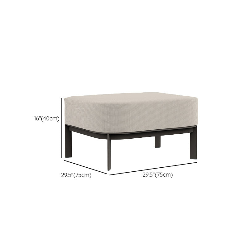 Industrial Patio Sofa Rust Resistant and Water Resistant Outdoor Patio Sofa