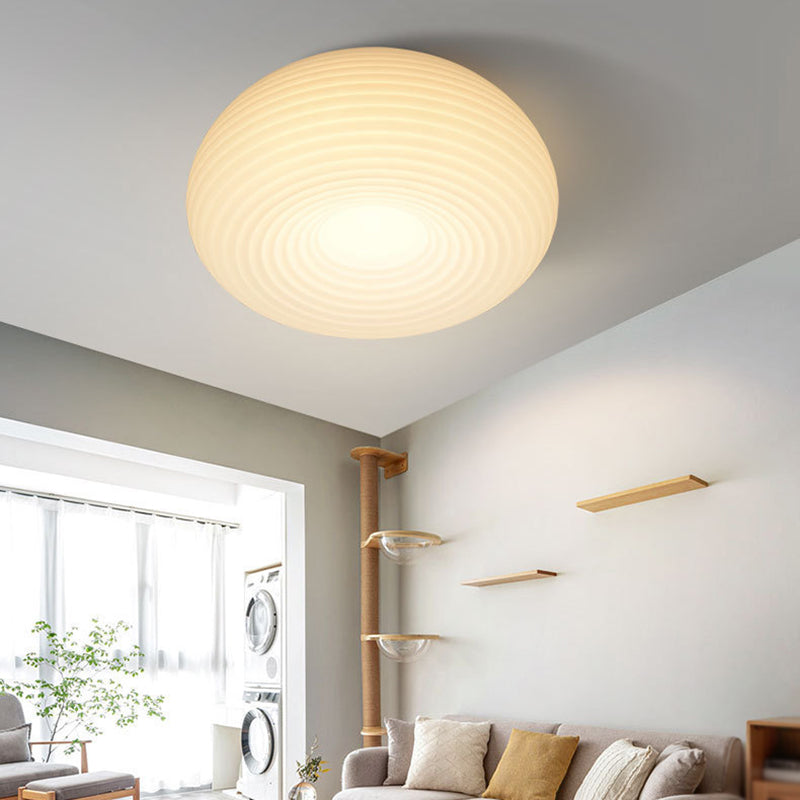 White Flush Mount Lighting Modernism LED Ceiling Light for Hallway