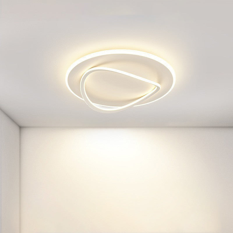 Contemporary Flush Mount Lighting LED White Ceiling Light for Bathroom