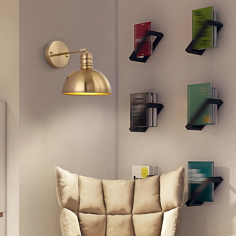 Modern Gold Vanity Lighting Metal Wall Light Fixture for Bathroom