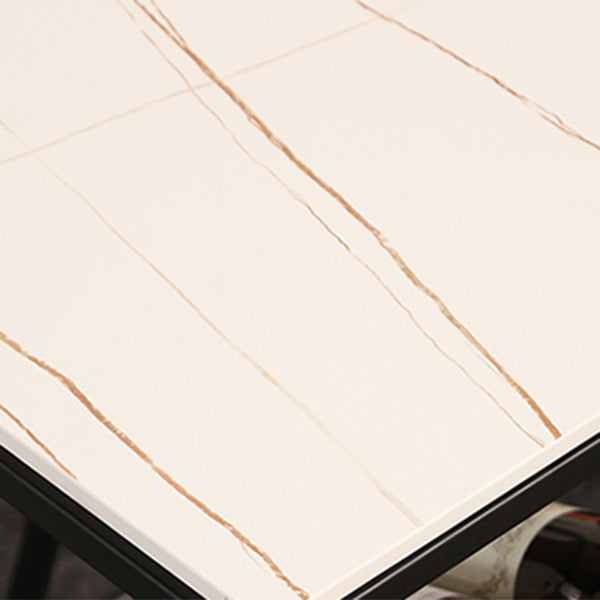 Double Pedestal Bar Table Set 1/3 Pcs Stone Top Bar Table and Upholstered Stools