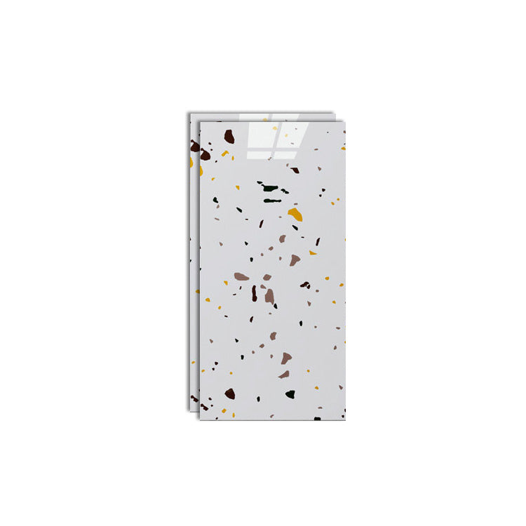 Plastic Peel and Stick Wall Tile Single Tile Wallpaper with Rectangular Shape