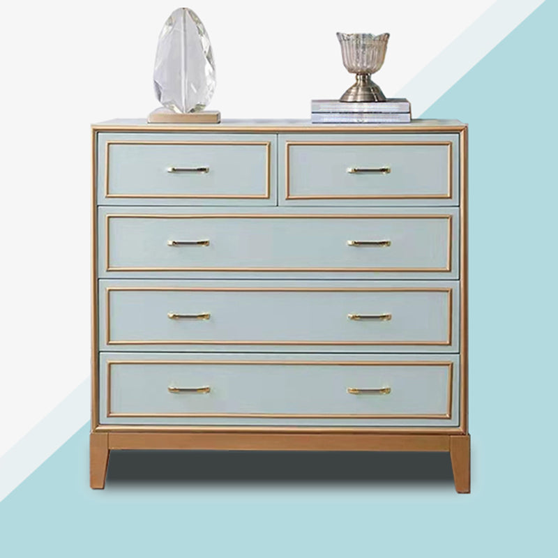 Wooden Dresser Classic Glam Storage Chest Dresser with Drawers