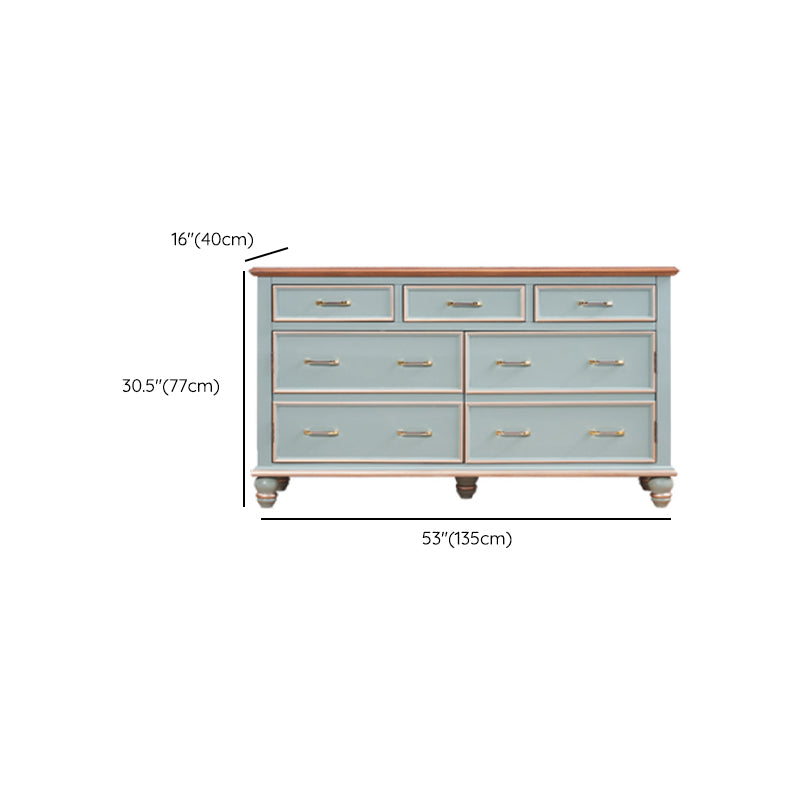 Wooden Dresser Classic Glam Storage Chest Dresser with Drawers