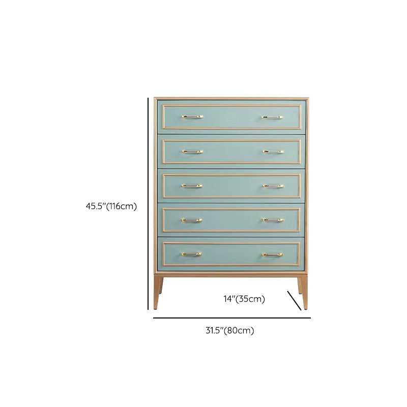 Wooden Dresser Classic Glam Storage Chest Dresser with Drawers