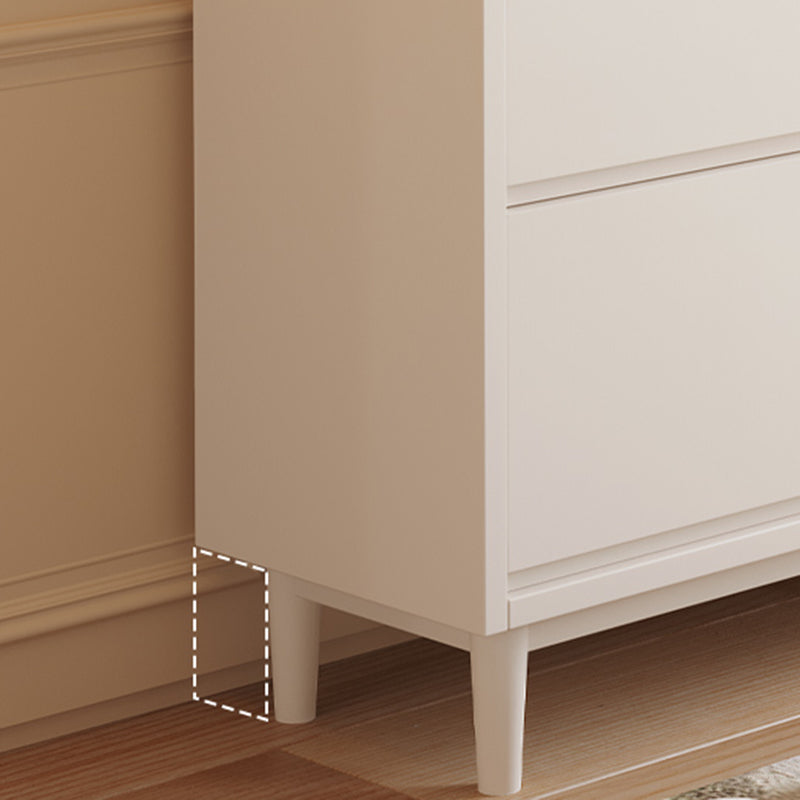 Contemporary Dresser White Storage Chest Dresser with Drawers