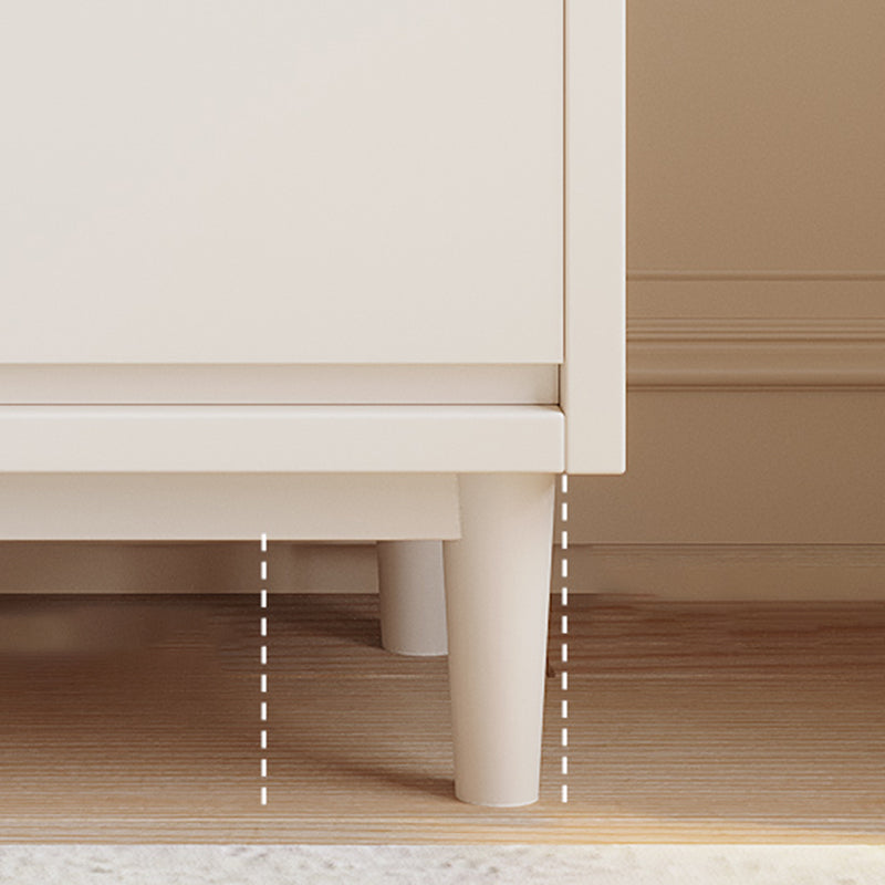 Contemporary Dresser White Storage Chest Dresser with Drawers