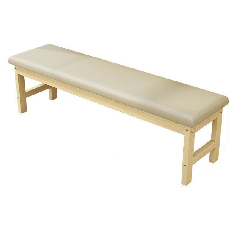 Contemporary Cushioned Seating Bench Rectangle Wooden Entryway and Bedroom Bench