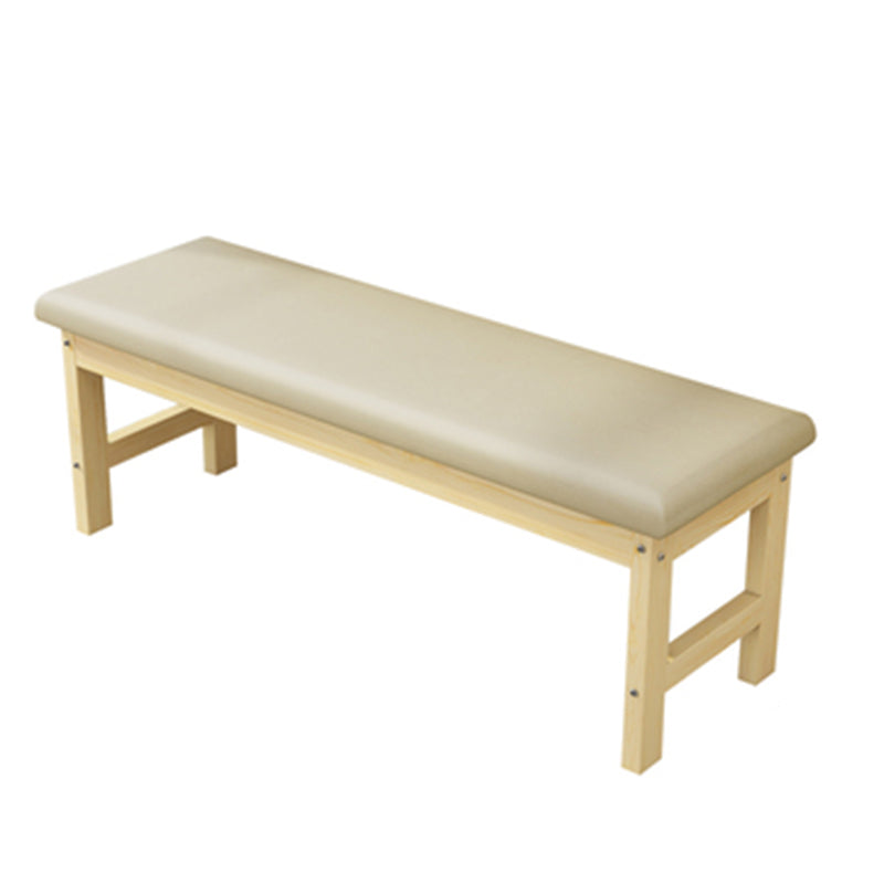 Contemporary Cushioned Seating Bench Rectangle Wooden Entryway and Bedroom Bench